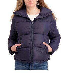 New w/ tags! Women's Hudson Puffer Jacket - L + XXL, Navy Blue